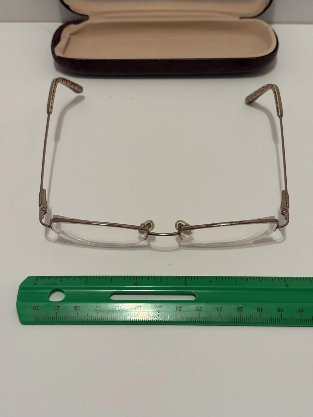 Coach Nadine (120) Taupe 52 17 135mm Oval Womens Eyeglasses Frames Brown + Case